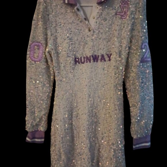 Shane Justin Sequence Jersey DRess - Picture 2 of 3